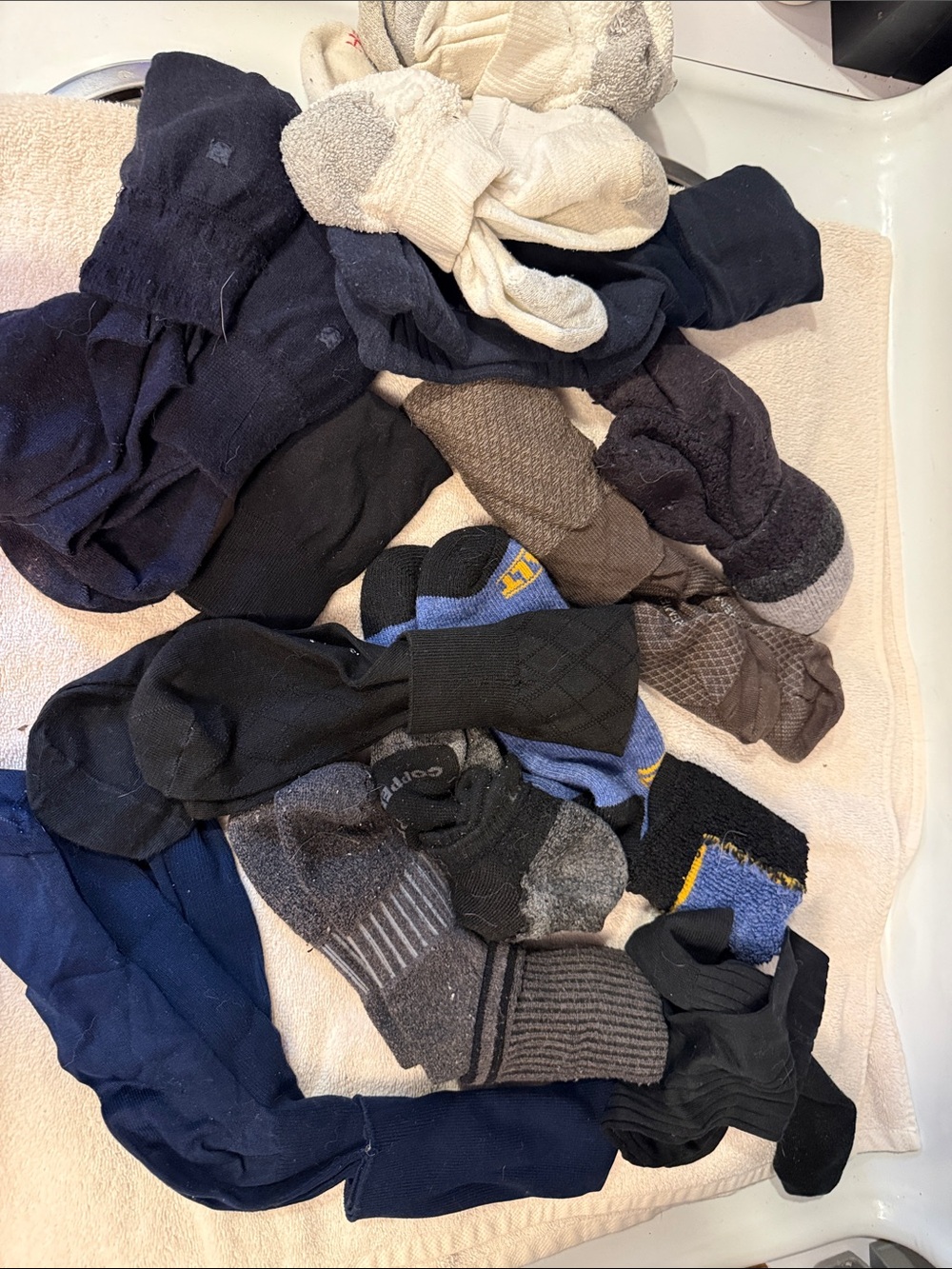 Men's Black & Navy Mixed Socks Pack